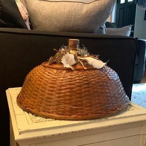 Pumpkin Basket Fall Home Decor
